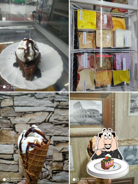 Chocolate cake at Nahds Corner