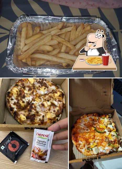 French fries at Pizza hub