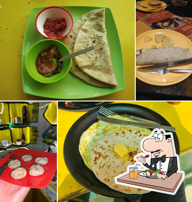 Food at Taste of Spiti Rooftop Restaurant