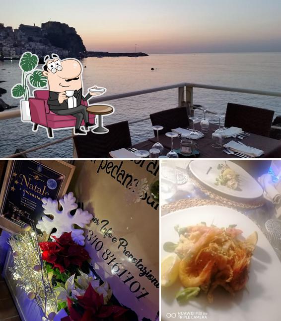 Guarda la foto che mostra la interni e bevanda di Lo Scoglio di Ulisse