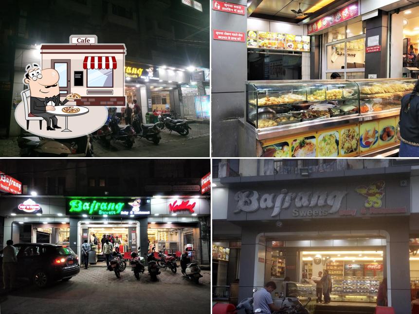 The exterior of Bajrang Restaurant