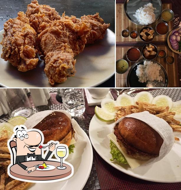 Food at Greasy Spoon Restaurant