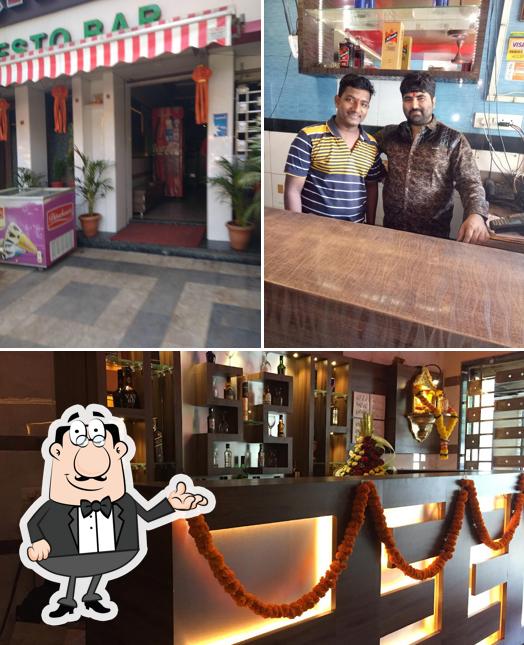 The interior of Priyanka Family Restaurant & Bar- Best Family Restaurant with Bar in Kalwa