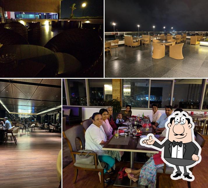 The interior of SkyGrill Fusion Tapas & Lounge