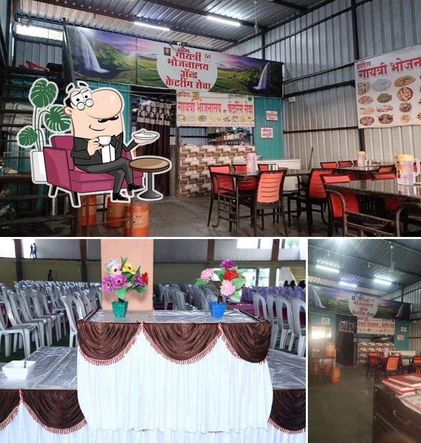 The interior of Gayatri Bhojanalay & Catering Services