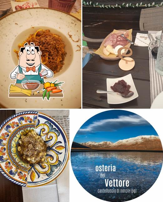 Spaghetti alla bolognese al Osteria del Vettore a Castelluccio di Norcia