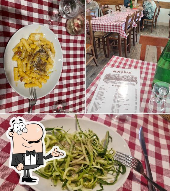 La foto della interni e cibo di Trattoria Vecchi Sapori