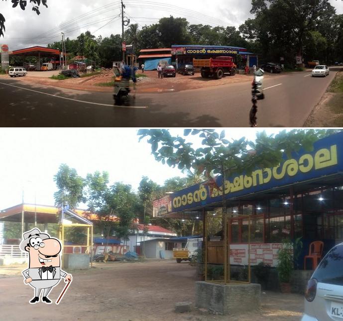 Check out how Vazhuvelil Food Court looks outside