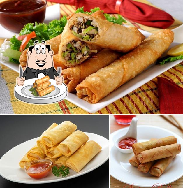 Spring rolls at YOGITHA CHATS &VADAPAV CORNER