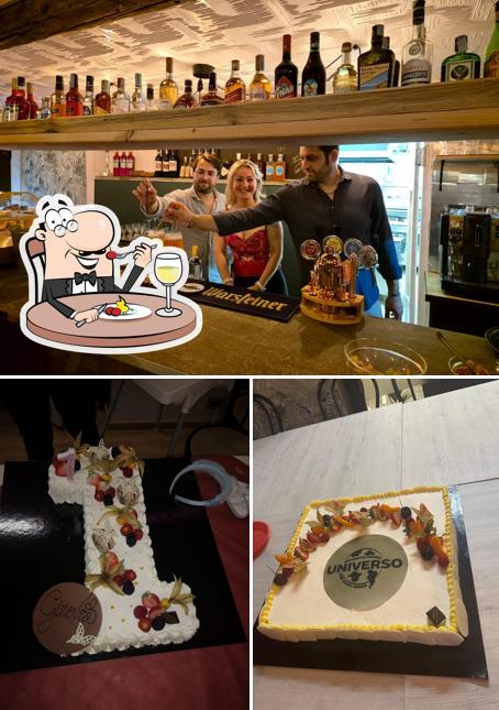 Ristorante Pizzeria Universo si caratterizza per la cibo e esterno