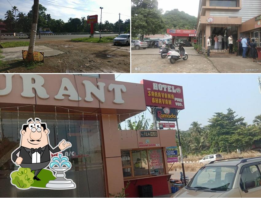 The exterior of Sree Saravana Bhavan pure veg and non veg