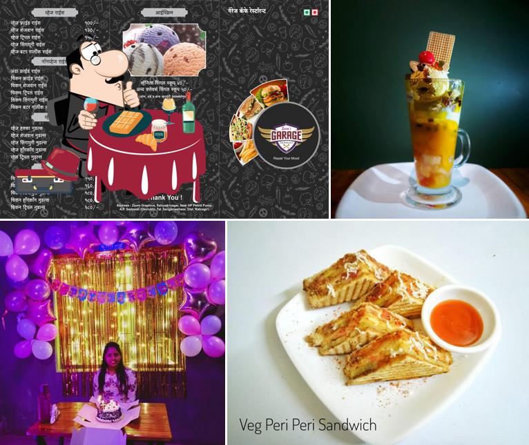 Zoom's Garage Cafe Restaurant offers a range of desserts