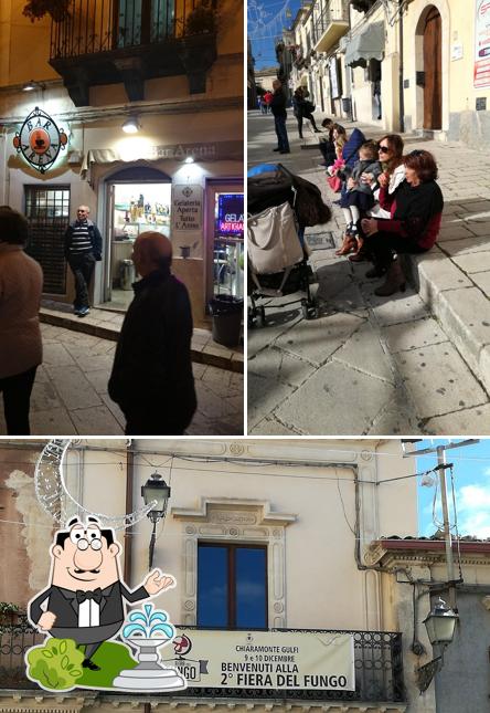 Vous pouvez prendre un bol d'air frais à l'extérieur Bar Arena
