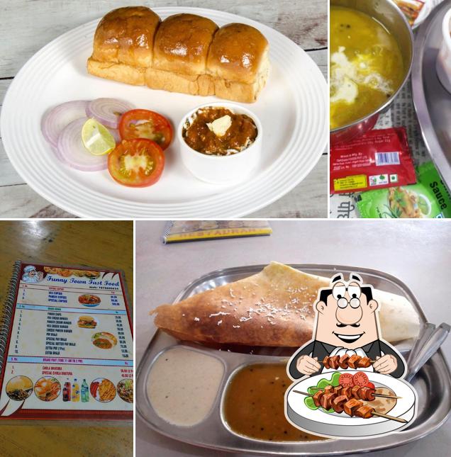Food at Funny Town Fast Food