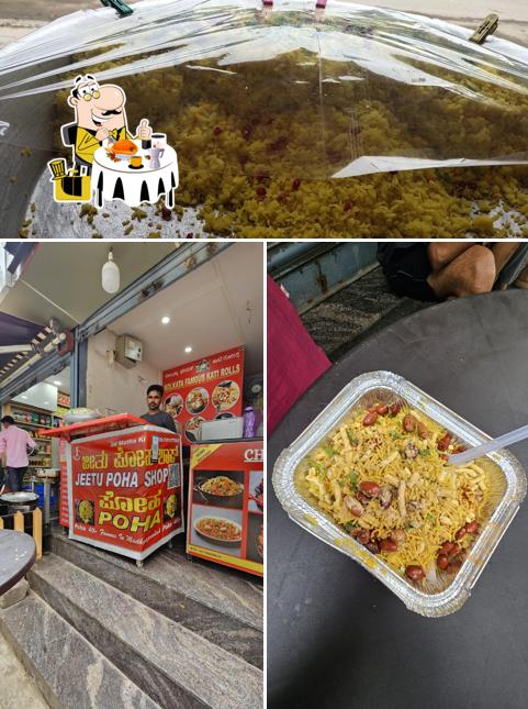 Meals at Jeetu Poha Shop