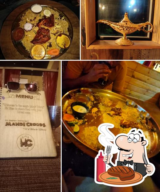 Mandi Croods offers meat dishes