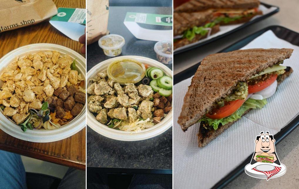Club sandwich at Nourishing Farms Café (Vimannagar)