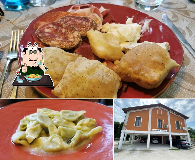 La immagine della cibo e esterno di Osteria del Pescatore