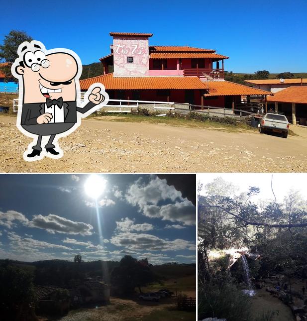 O exterior do Bar e Pousada do Tio Zé