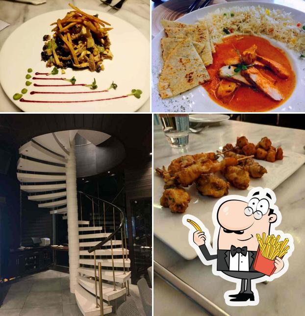 Try out French fries at Nueva