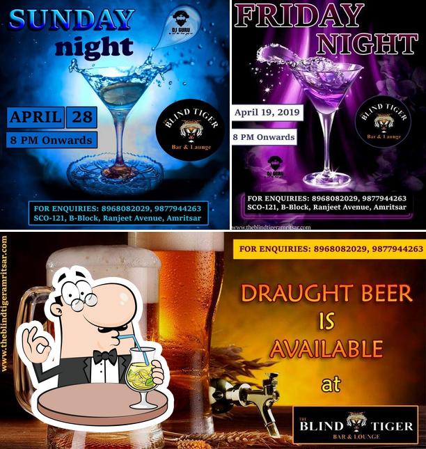 Pick a drink from the menu