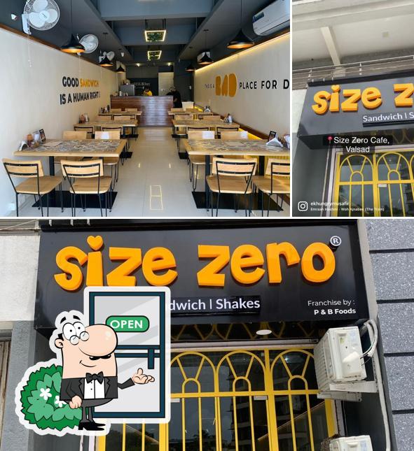 Size Zero Cafe is distinguished by exterior and interior