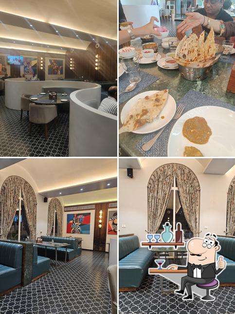Take a seat at one of the tables at The Culina