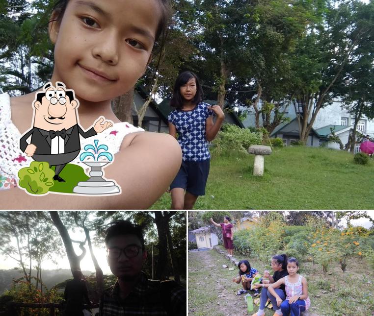 The outside part is an important feature of Beraw Tlang Restaurant