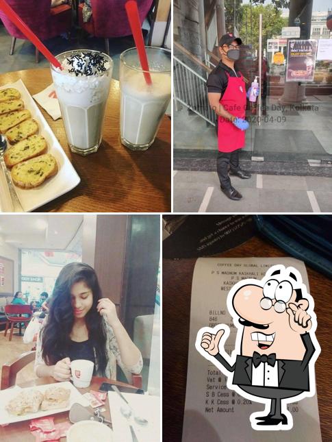 The interior of Cafe Coffee Day