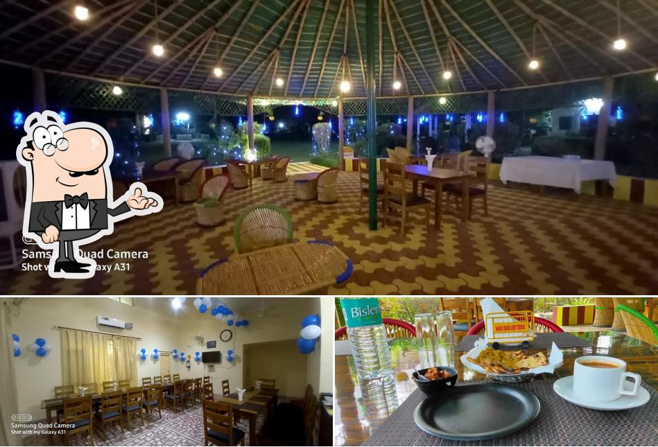 The interior of Chaupal Garden Restaurant