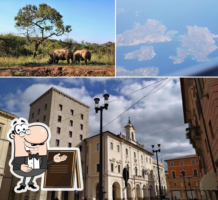Puoi goderti l'aria fresca da seduto all'esterno di Bar Leonardi