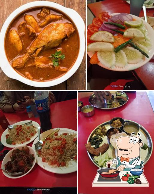 Chicken curry at Pobitora Restaurant