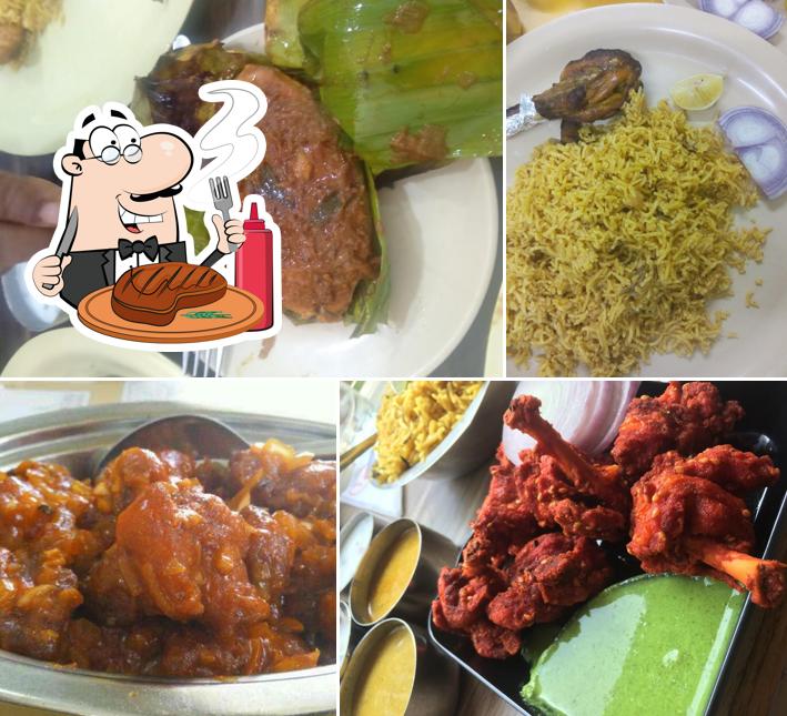 There’s a variety of meals for meat lovers