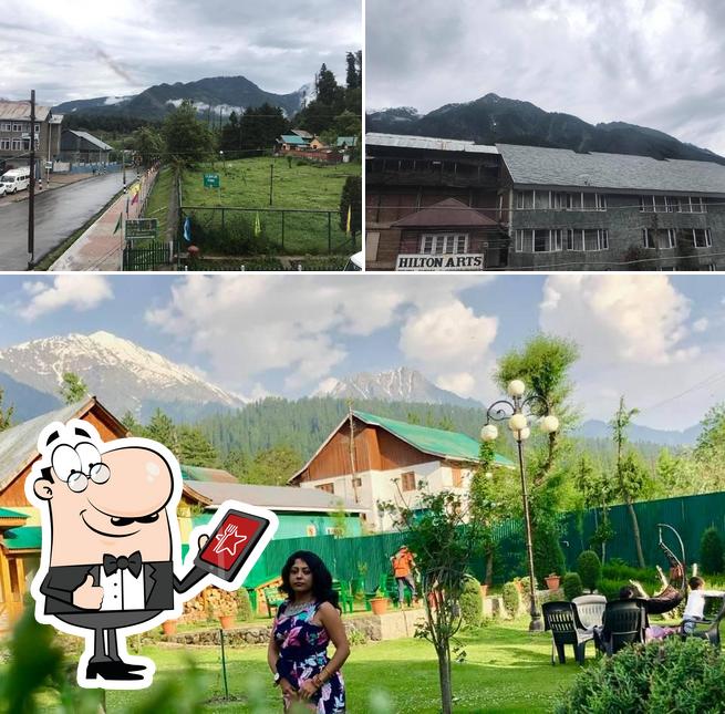 The exterior of Volga Restaurant