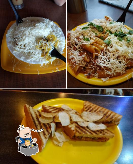 Food at Shambhu's Coffee Bar