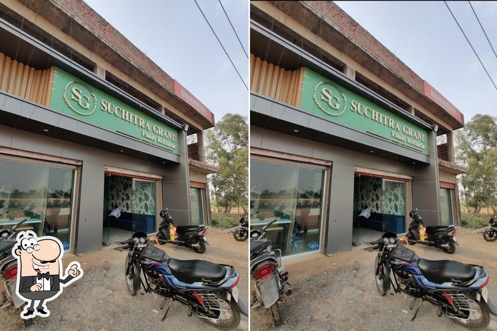 The exterior of Suchitra Grand Family Restaurant