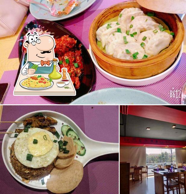 This is the picture depicting food and interior at Tago Restaurant