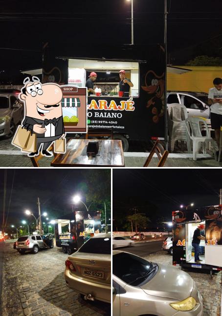 O exterior do Acarajé do Baiano