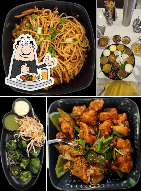 Food at Andhra Manju Restaurant