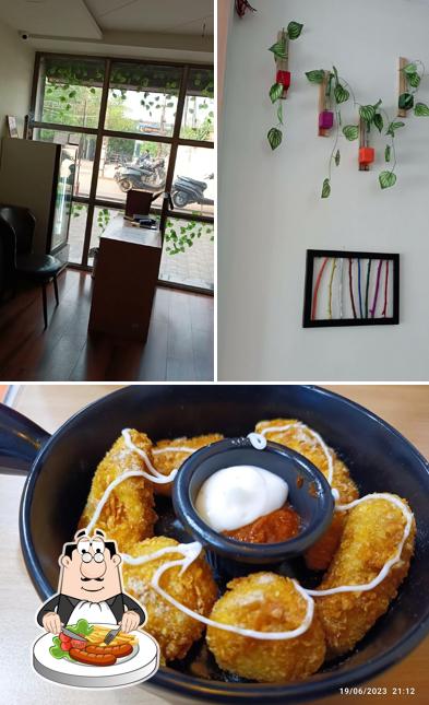 The photo of food and interior at Panchayat the cafe