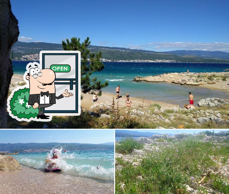 Puoi goderti l'aria fresca dal dehors di Beach bar Kadena