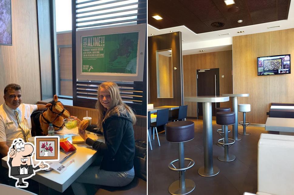 Gli interni di McDonald's