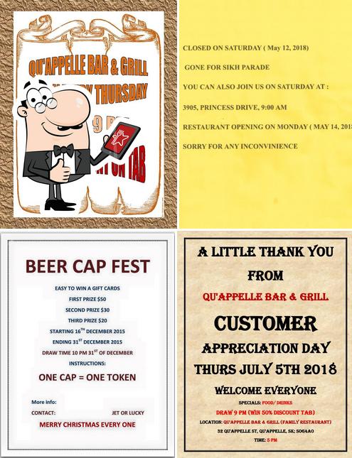 Qu'Appelle Bar & Grill (Family Restaurant)