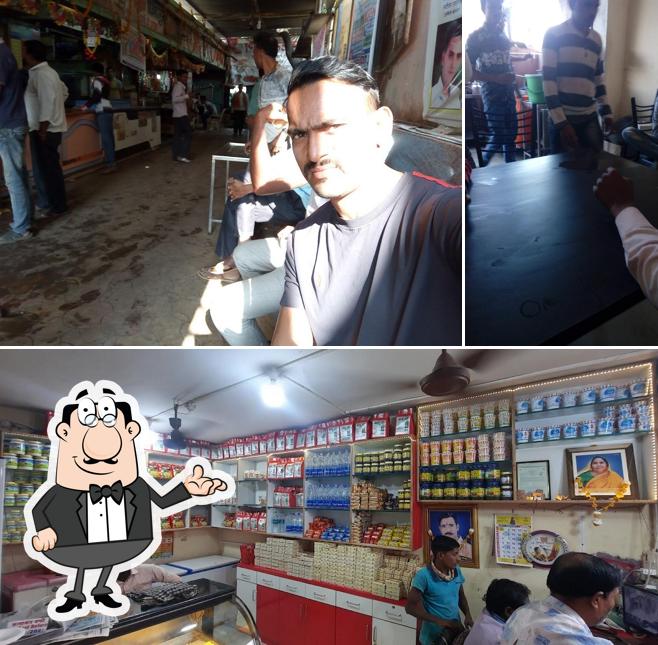 The interior of Bapu Tea House