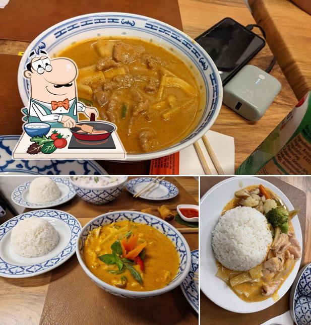 Pollo al curry al Khoua Vientiane