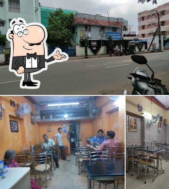 The interior of Kumbakonam Mess
