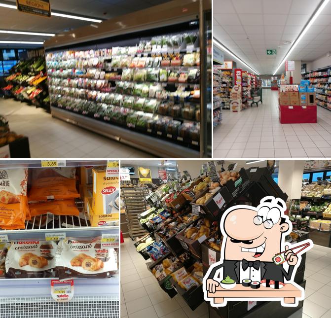 Scegli le varie opzioni di sushi