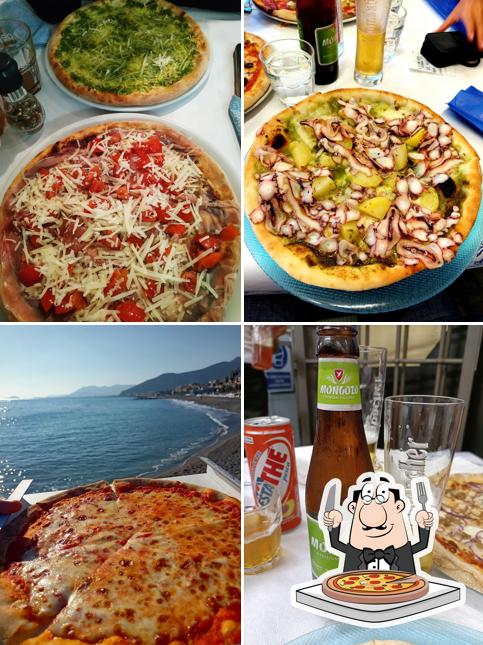 A Pizzeria da Rino mare, puoi provare una bella pizza