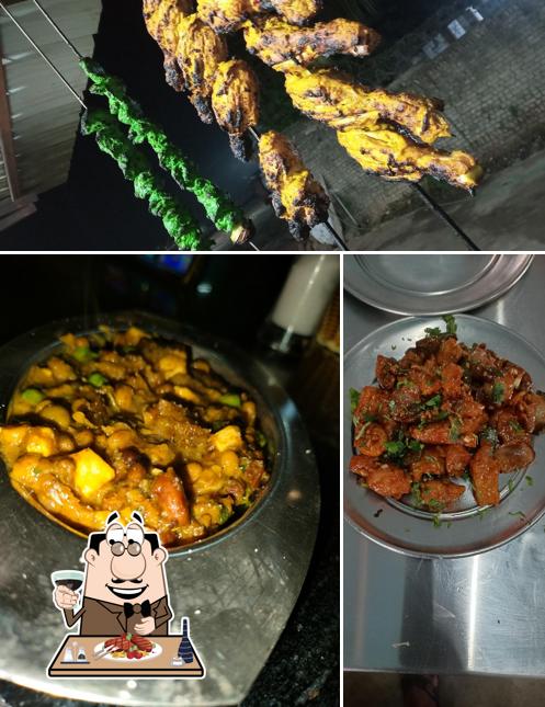 Get meat dishes at REBATI DHABA, family restaurant