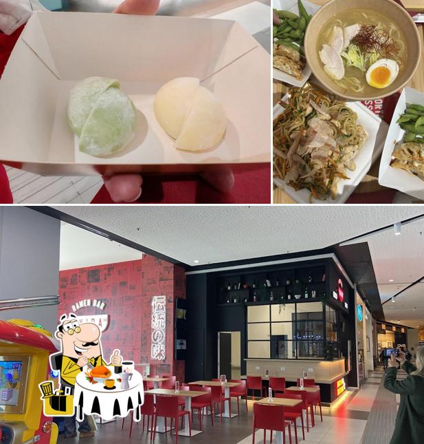 Tra le diverse cose da Ramen Bar Akira - C.C. Maximo si possono trovare la cibo e interni